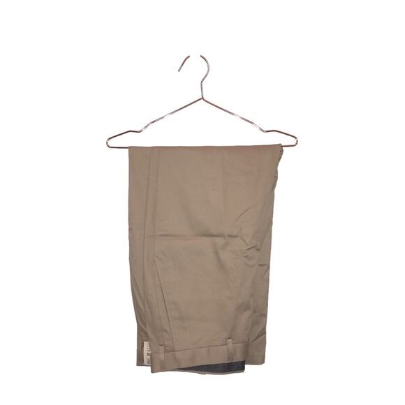 Haggar flat front classic fit premium no iron khaki new with tag size 36 - Picture 1 of 3